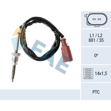 FAE Sensor, Abgastemperatur FAE Sensor, Abgastemperatur