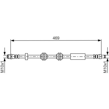 Bremsschlauch | MERCEDES | 1987481748
