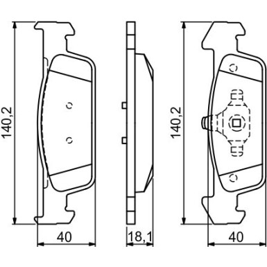 Bremsklötze | DACIA | 0 986 494 697 Bremsklötze | DACIA | 0 986 494 697
