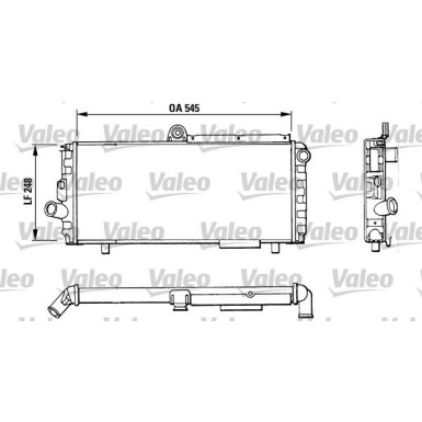 VALEO Motorkühler | 811010