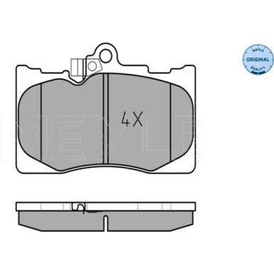 Bremsbelagsatz Lexus P. Gs300/430 05- Mit Sensor | 025 203 2517/W