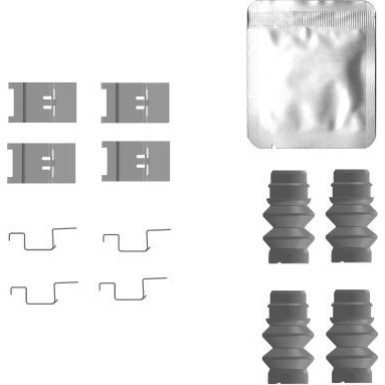 ZUBEHÖRSATZ, SCHEIBENBREMSBELAG | 82557100