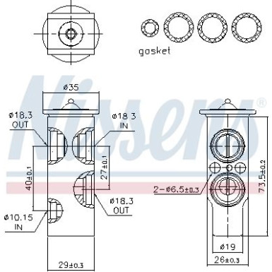 NISSENS Ventil 999353 FIRST FIT