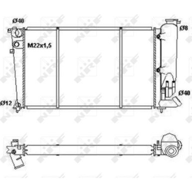 Kühler, Motorkühlung | 50414 Kühler, Motorkühlung | 50414