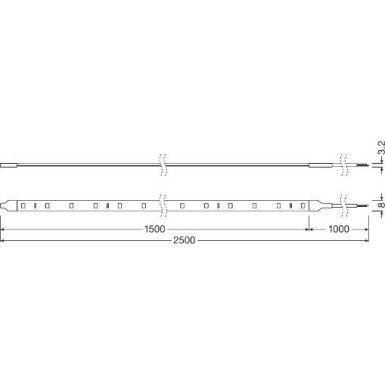 LEDambient INTERIOR STRIP KIT | 12V/12W 4500K weiß 90LEDs auf 1,5m | LEDINT203