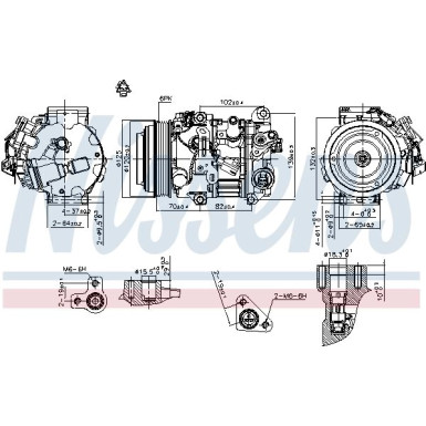Kompressor PKW | Toyota RAV 4 IV 2.5i 12 | 890804
