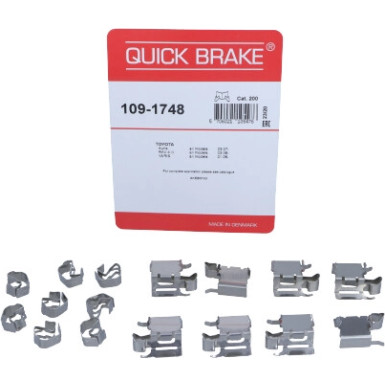 391-1748 Montagesatz f.Bremsklötze | TOYOTA Auris | 109-1748