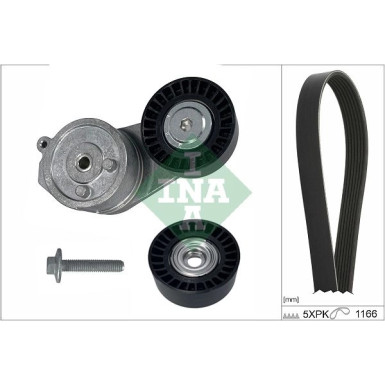 INA Keilrippenriemensatz 529 0536 10