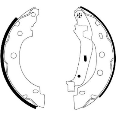 91052800 Bremsbackensatz