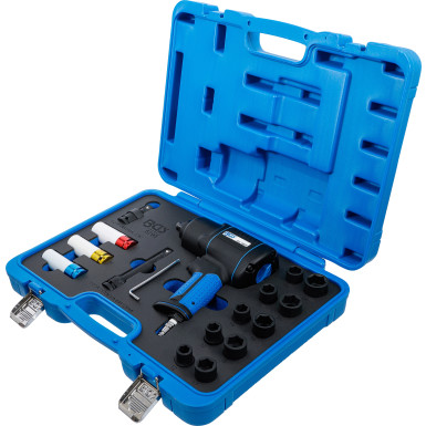 5295 BGS Druckluft-Schlagschrauber- & Kraft-Steckschlüssel-Satz 12,5 mm (1/2"""") 1200 Nm 16-tlg.