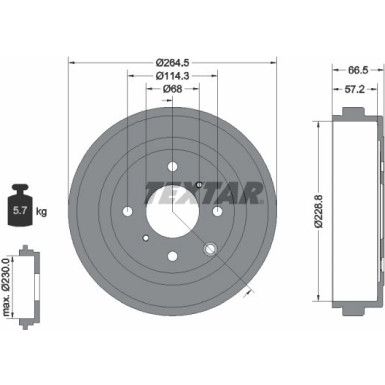 Bremstrommel | 94046400