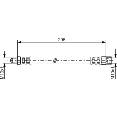 Bremsschlauch HA | VOLVO XC90 02 | 1987481015