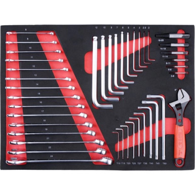 YT-55290 Werkzeugwagen Mit Sortiment 211-Tlg.