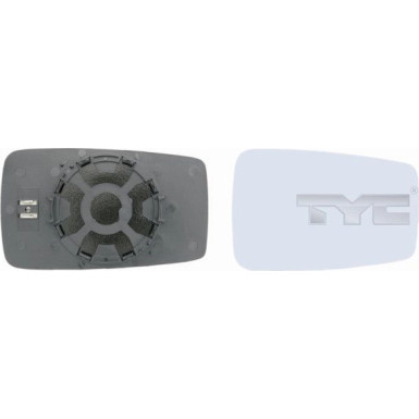 SPIEGELGLAS R EL VERS HZB | AUDI 80 8,86-10,91/80 B4 11,91-11,94 | 1324,731,2