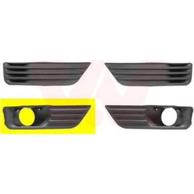 VAN WEZEL Lüftungsgitter, Stoßfänger VAN WEZEL Lüftungsgitter, Stoßfänger