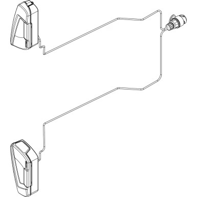 1500052630 Thule VeloCompact Lamp Set Midipoint 13-pin