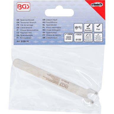 BGS Spannschlüssel | für Fiat | 8159-16