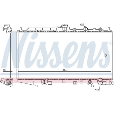 Wasserkühler PKW | HONDA CIVIC 1,5-1,6 (88-) | 622551