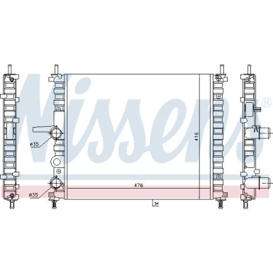 Wasserkühler PKW | Fiat Multipla 1.6 99 | 617878