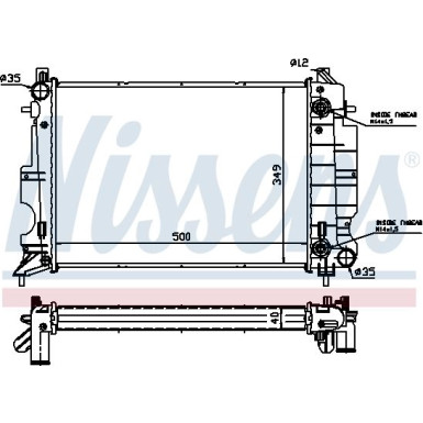 Wasserkühler PKW | SAAB 9-3,900 II | 64034A