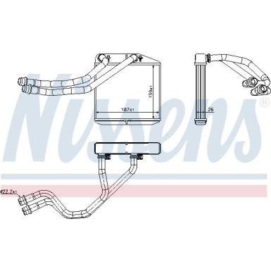 Heizkühler PKW | FIAT DOBLO 09 | 71455
