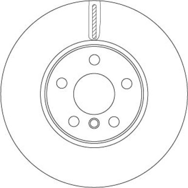 11 481 125 Bremsscheibe VA BMW 2er, X1 13 TRW SINGLE DF6747S