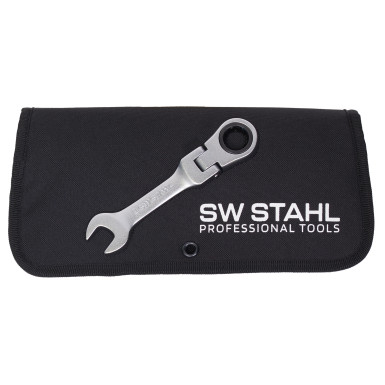 03540L SW-Stahl Gabelringratschenschl.satz, 8-19mm