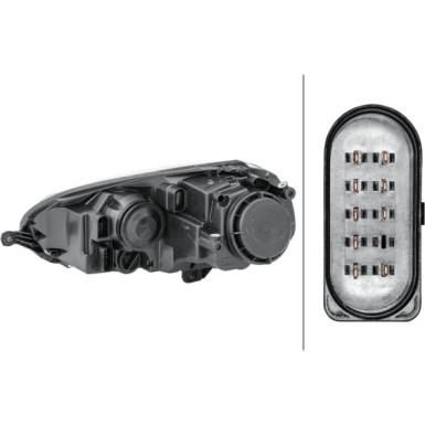 HELLA Hauptscheinwerfer 1EG 247 007-421 HELLA Hauptscheinwerfer 1EG 247 007-421