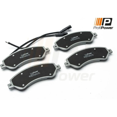 PROFIPOWER Bremsbelagsatz, Scheibenbremse 1B1095