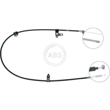 A.B.S. Handbremsseil Seilzug Festellbremse K19317 A.B.S. Handbremsseil Seilzug Festellbremse K19317