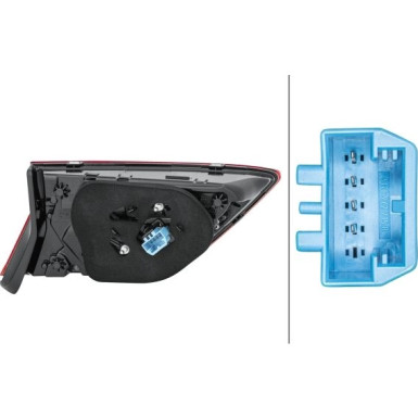 HECKLEUCHTE R 12 V HELLA | VW TIGUAN 16 | 2SA 012 522-101 HECKLEUCHTE R 12 V HELLA | VW TIGUAN 16 | 2SA 012 522-101