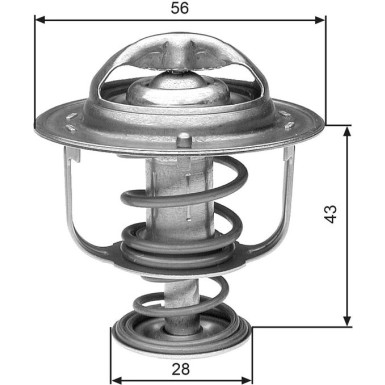 Gates Thermostat | TOYOTA Avensis 97-08 | TH31388G1