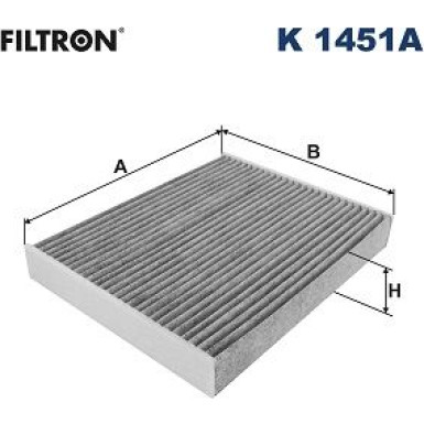 FILTRON Filter, Innenraumluft K 1451A FILTRON Filter, Innenraumluft K 1451A