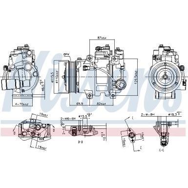 Kompressor PKW | Subaru Legacy 3.6i 09 | 890133