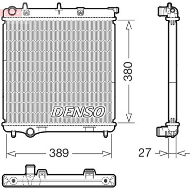Denso | Kühler, Motorkühlung DRM21108 Denso | Kühler, Motorkühlung DRM21108