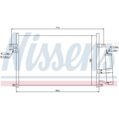 Kondensator PKW DAEWOO NUBIRA III 03 FIRST FIT 94725