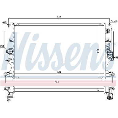 Wasserkühler PKW | Toyota Avensis Verso 2.2 D 08 | 646875