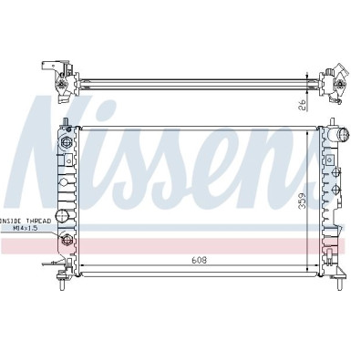 Wasserkühler PKW | OPEL Vectra B | 630771