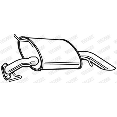 WALKER Endschalldämpfer 22932