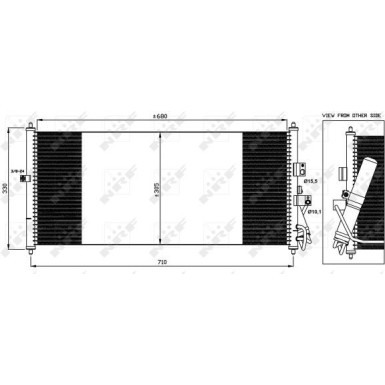 Kondensator, Klimaanlage EASY FIT 35563