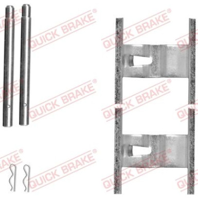 391-1660 Montagesatz f.Bremsklötze | AUDI,PORSCHE Cayenne,VW Touareg 02 | 109-1660