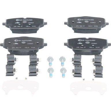 ATE Bremsbelagsatz, Scheibenbremse 13.0470-2663.2 ATE Bremsbelagsatz, Scheibenbremse 13.0470-2663.2