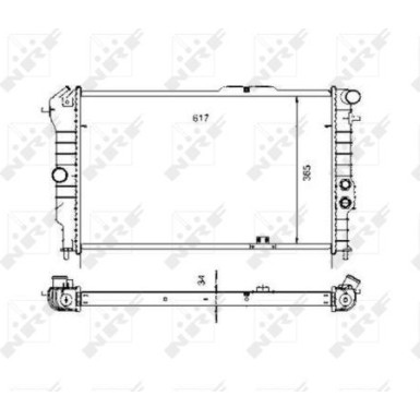 NRF Motorkühler NRF Motorkühler