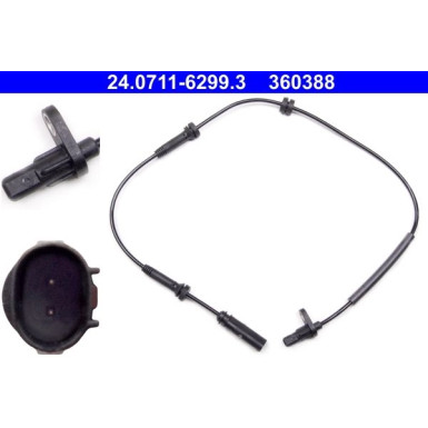 SENSOR, RADDREHZAHL | 24.0711-6299.3 SENSOR, RADDREHZAHL | 24.0711-6299.3