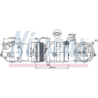 Kompressor PKW | OPEL Astra F,Calibra A,Vectra A | 89058