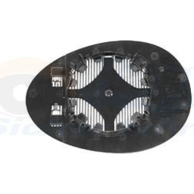 VAN WEZEL Spiegelglas, Außenspiegel VAN WEZEL Spiegelglas, Außenspiegel