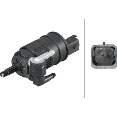 HELLA Waschwasserpumpe, Scheibenreinigung 8TW 006 848-141