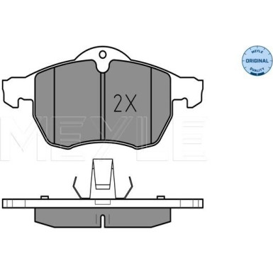Bremsbelagsatz Opel P. Astra/Zafira 98- Mit Sensor | 025 230 5719/W