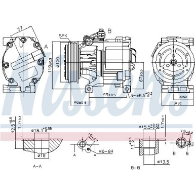 Kompressor PKW | Fiat 500 07 | 89405