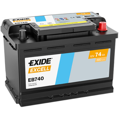 EXIDE Starterbatterie | EB740